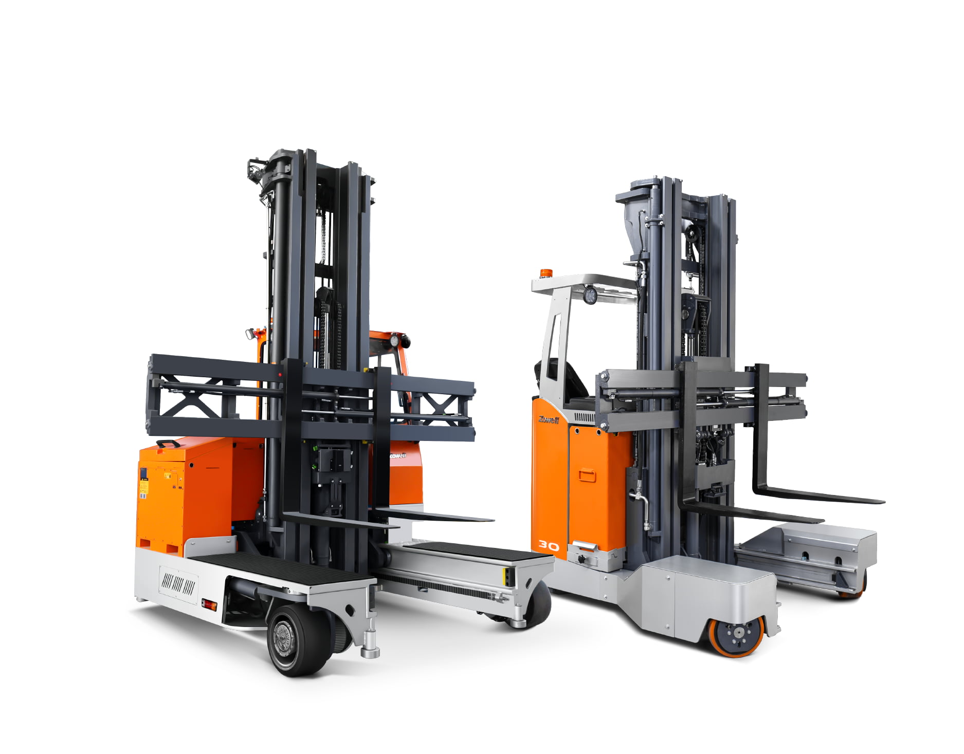 Chariot élévateur multidirectionnel