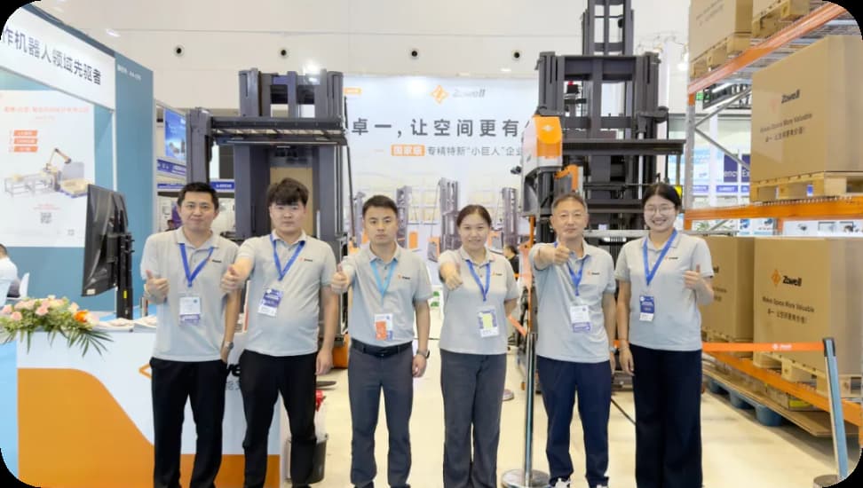 Les solutions pour allées étroites Zowell font des débuts remarquables au salon des équipements logistiques de Qingdao